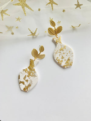 Open image in slideshow, Laurel Large Vase Earrings
